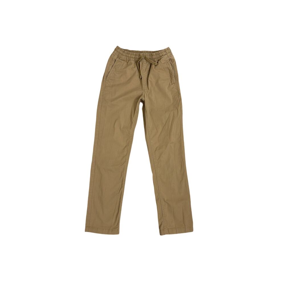VANS Range Elastic Waistband Drawstring Straight Khaki Pants Youth Small 8